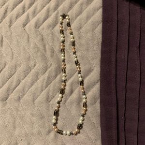 pearl bracelet and necklace set